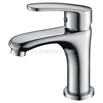 Gaya Tradisional Single Handle Basin Faucet Brass